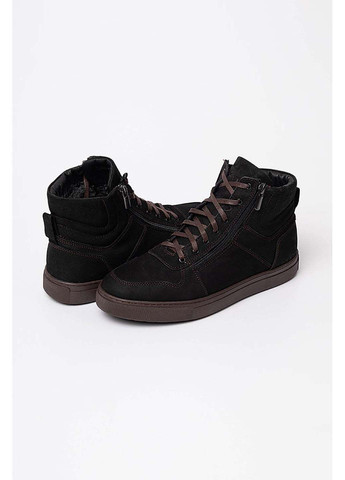 Темно-коричневые зимние ботинки Yuki