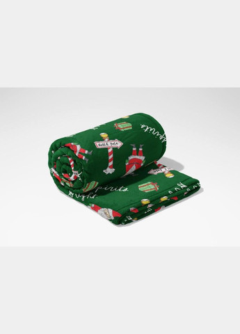 Фланелевый плед на кровать Евро 200х220 Green (П4Кlel-ng-pled-001-03) Lelit (316230500)