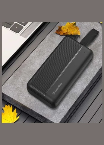 Батарея універсальна 30 000 mAh High-power 2 PD/20W, QC/3.0, USB-C/Micro-USB (CW-PB300LPC2BK-PD) Colorway QC/3.0, USB-C/Micr, 30 000 mAh High-power 2 PD/20W (390000854)