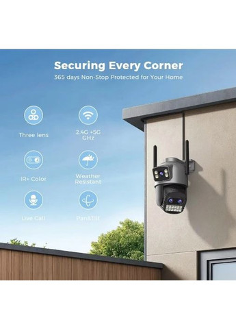 Уличная камера A22YQS 15MP Wifi PTZ Besder (350935653)