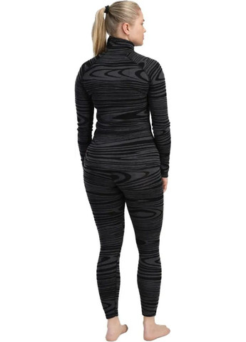 Термокофта WarmWool 200 Roll Neck W's Black Motion Aclima (366545789)