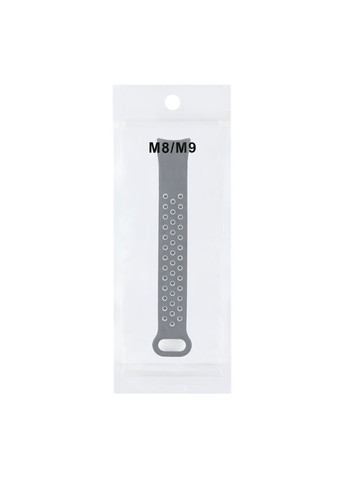 Ремінець для Xiaomi Mi Band 8/9/10 Black/White No Brand Xiaomi Smart Band 10,Xiaomi Smart Band 8,Xiaomi Smart Band 9 (340913320)