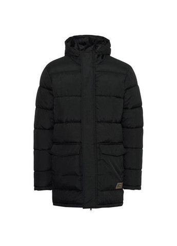 Черная зимняя куртка зимняя удлиненная Blend