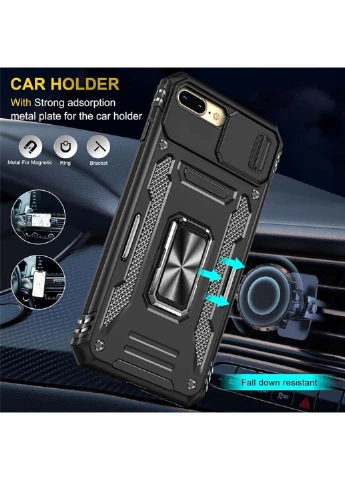 Ударостійкий чохол Camshield Army Ring для Apple iPhone 7 plus / 8 plus (5.5") Epik (390654721)