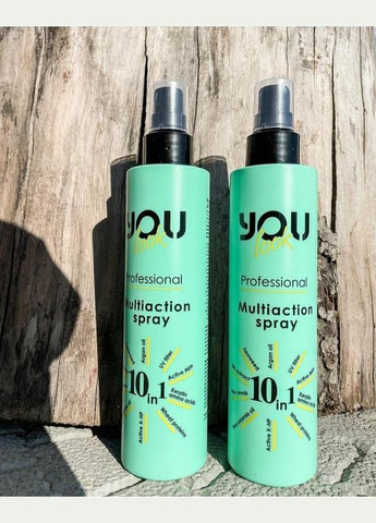 Мультиспрей мгновенного действия You look Multiaction Spray 10в1 для защиты и питания волос, 200 мл You look Professional (297922951)