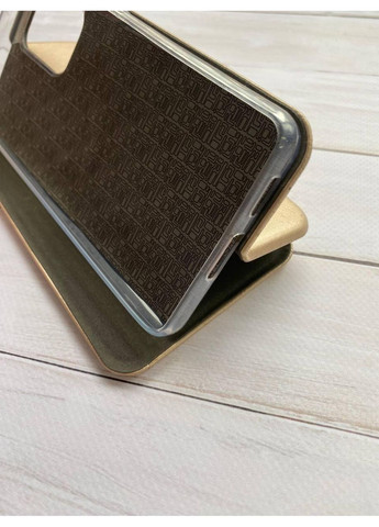 Чехол-книга золотой с рисунком на Samsung Galaxy A53 4G Пушин котик (принт 412) Creative (365435406)