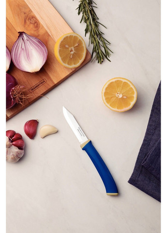 Наборы ножей FELICE blue нож д/овощ 76мм 2шт (23490/213) Tramontina комбинированные,