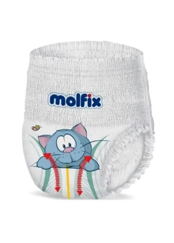 Подгузники Трусики 6 Extra Large 15+ кг 38 шт (8690536842735) Molfix Трусики 6 Extra Large 15+ кг 38 шт (401756449)