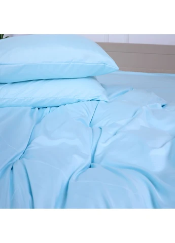 Комплект постільної білизни №12-4608 Clear Water Mikrosatin Premium Однотонний Євро Mirson (399179293)
