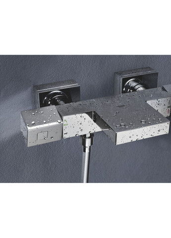 Змішувач для ванни з термостатом Grohtherm Cube (34497000) Grohe (369933495)