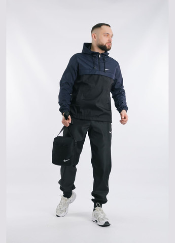 Комплект чоловічий : анорак "President" синьо-чорний + штани "President" чорні. БАРСЕТКА У ПОДАРУНОК! No Brand (359378501)