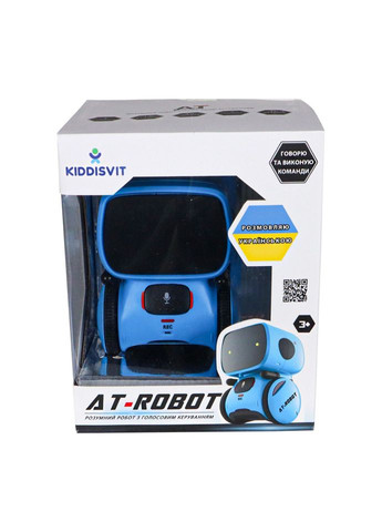 Дитяча іграшка "Інтерактивний робот" AT001-05-UKR синій, з голосовим керуванням AT-Robot (372512063)