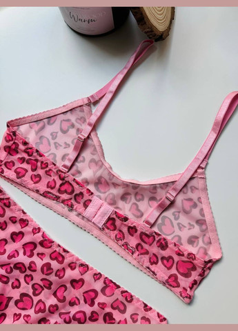 Рожевий жіночий комплект нижньої білизни Simply sexy