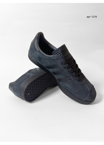 Темно-сірі кросівки adidas gazelle dark grey No Brand