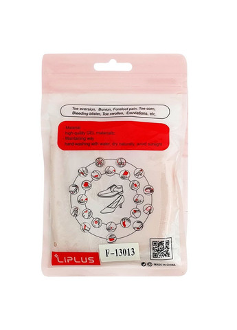 Устілка-бандаж(Liplus) для п’яти з ортопедичним ефектом, тілесна Po Fanu (365549116)