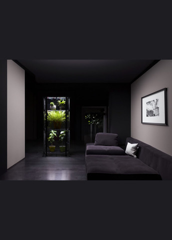 Міні-теплиця з фіто світлом для дому Sezam XL з пластиковою полицею + 3 вентилятора Metaplant (300854271)