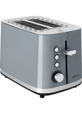 Тостер ST 2766 Vintage Scuro 925 Вт серый ECG (364789913)
