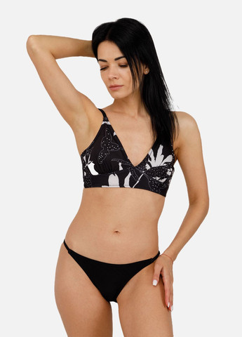 Черный летний женский лиф – классический цвет черный цб-00248892 RUKO