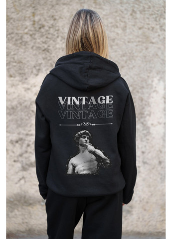 Жіноче Утеплене Зіп Худі На Флісі Зіпер Kane З Принтом Vintage Without (363022160)