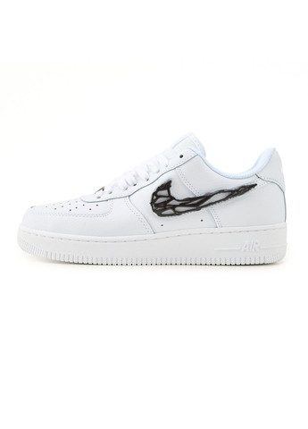 Чорні Осінні кросівки чоловічі nike air force 1 low molten metal black white найк аір форс 1 преміум No Brand