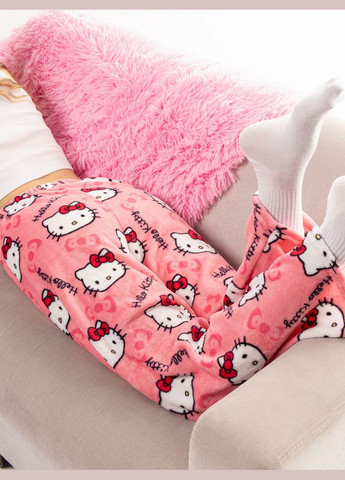 Коралова зимня піжамні штани жіночі розмір m (10294) Hello Kitty