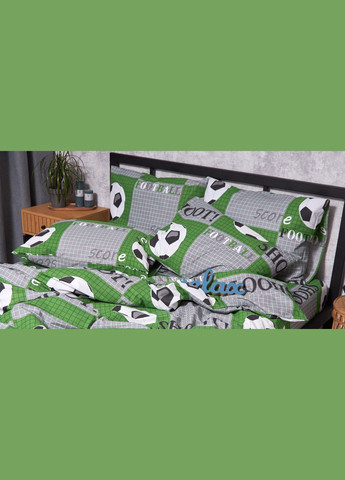 Набір наволочок Бязь Gold Люкс 40х40 2 шт (MS-840000168) Moon&Star Football (289715407)