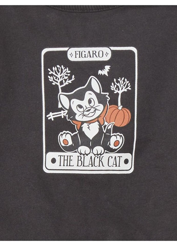 Kiabi світшот фліс,темно-сірий з принтом, темно-сірий