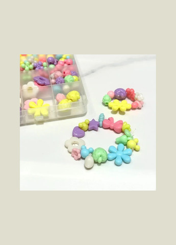 Набор для творчества Бусины резинка фурнитура инструменты 19 см х 13 см х 2 см Finding (316248644)