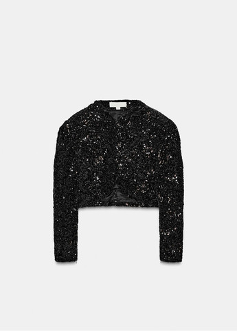 Черный демисезонный кардиган Zara