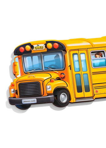 Деревянный пазл-вкладыш "Школьный автобус" (ПСД270) PSD270 No Brand (321964331)