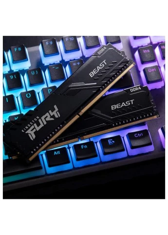 Модуль памяти для компьютера (ex.HyperX) (KF436C18BBK2/32) Kingston FURY DDR4 32GB (2x16GB) 3600 MHz Fury Beast Black (389701387)