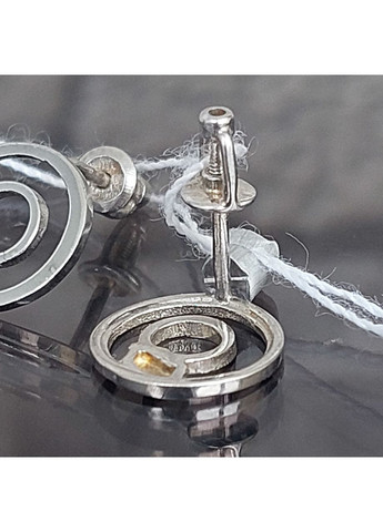 Сережки Губи зі срібла із золотом No Brand (355921892)