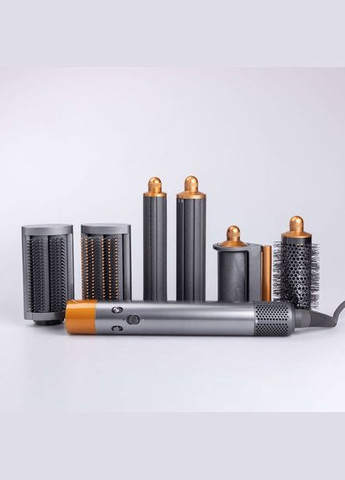 Фен-стайлер для волосся Smart X Airwrap Complete Long мультистайлер 6в1 насадок 3 режими 1300Вт Сірий Smartx (322843419)
