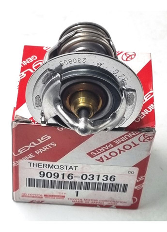 Термостат, оригинал 90916-03136 1AZ-FE/2AZ-FE Камри, РАВ4, Авенсис, Харриер 2.0/2.4 бензин OEM (345735556)