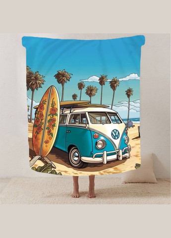 Плед 3D Пляжные мечты 13074 135х160 см FlexDress (364498786)