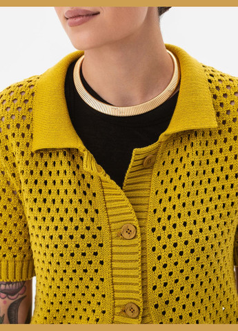 Ажурний кардиган із італійської бавовни SVTR (332813640)