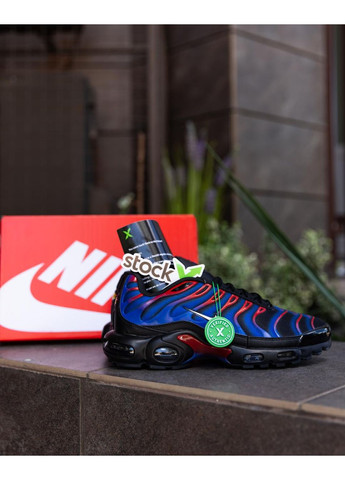 Чорні Осінні кросівки чоловічі nike air max plus tn spider man найк аір макс тн плюс No Brand