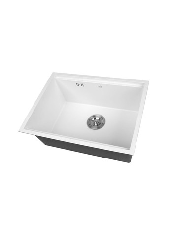 Кухонная мойка белая под столешницу 1 мм из нержавейки NW-5742 Nett (336937103)