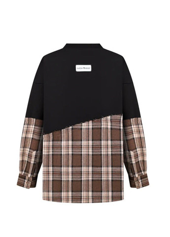 Чорний світшот асиметричного крою - верона LUCKY REEF (316032894)