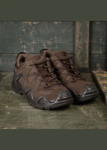 Кроссовки из Gore-Tex Zephyr MK2 GTX LO TF UK 10/EU Dark Brown Lowa (316254363)