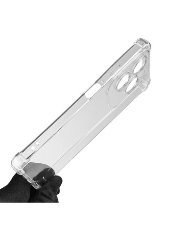 Чехол для Spark 20 Pro (KJ6) с бронь углами выше экрана противоударный на техно спарк 20 про прозрачный Tecno (366022295)