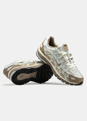 Бежевые всесезонные кроссовки nike beige white No Brand P-6000