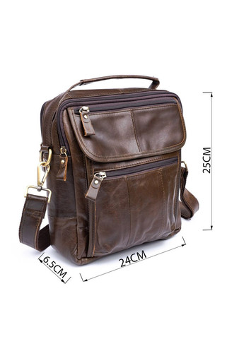Сумка мужская 14764 Коричневая Vintage (366881064)