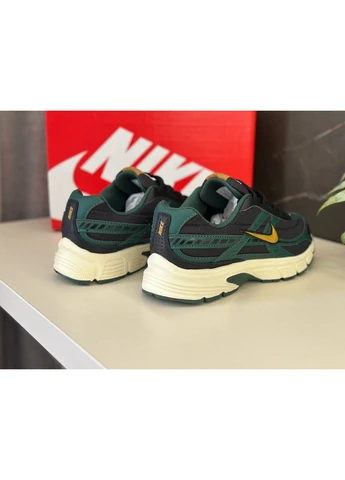 Чорні кросівки чоловічі nike initiator green black найк інітіатор чорні демісезон No Brand