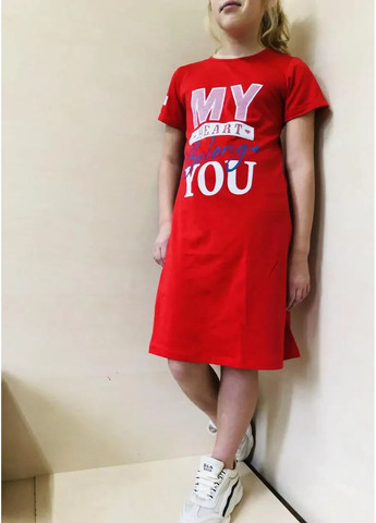 Пудрова сукня туніка дитячий літній з лампасами туреччина 110 116 122 128 110 No Brand (371684404)