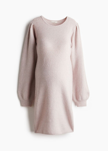 Розовое платье зимнее свободного кроя H&M