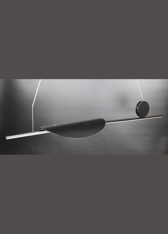 Люстра світлодіодна підвісна LED світильник для квартири на стелю лед 26755 Чорний 20-180х26х100 см. Sunnysky (364499975)