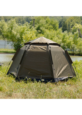 Намет автоматичний 3 місний Campingкемпінговий з тентом для відпочинку на природі туристичний ProDobro (364191800)