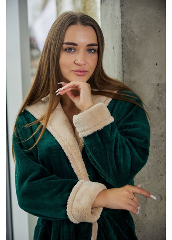 Халат махровый женский длинный, теплый No Brand халат (368999626)