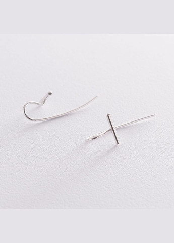 Срібні сережки Беннет 122996 Oniks (264023200)